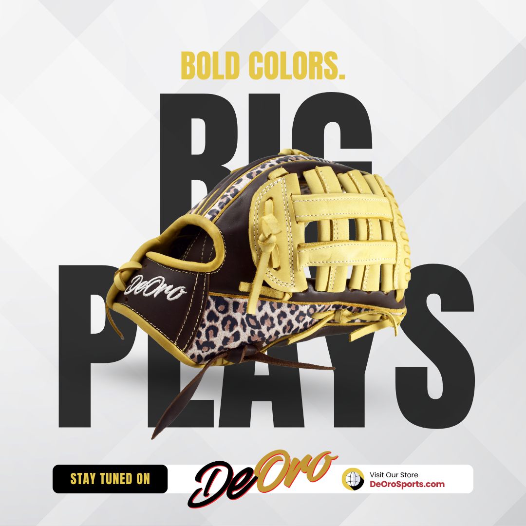 Cheetah Speed. Savage Style 🐆🔥
This glove is built for the bold—fast hands, fierce plays, untamed energy.
Unleash your wild side and dominate the diamond.
Play fast. Play fearless. Play DeOro. 🧢💨
#DeOroSports #CheetahVibes #CustomGloves #GloveGameStrong #FastAndFierce #BoldOnTheField #SoftballSwag #BaseballStyle #DeOroVibes