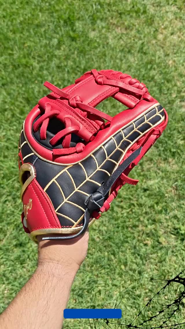 Once it’s in your web, it’s yours. 🕷️Get yours now at deorosports.com#customgloves #custom #deorosports #baseball #baseballgloves #softball #softballgloves #mlb #gloves #fyp #trending #viral #foryou