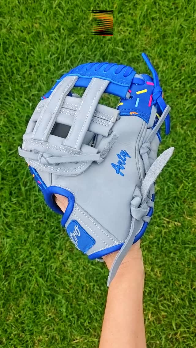 Serving up something sweet on the diamond today! 🍦⚾️#deorosports #customgloves #baseball #softball #fyp