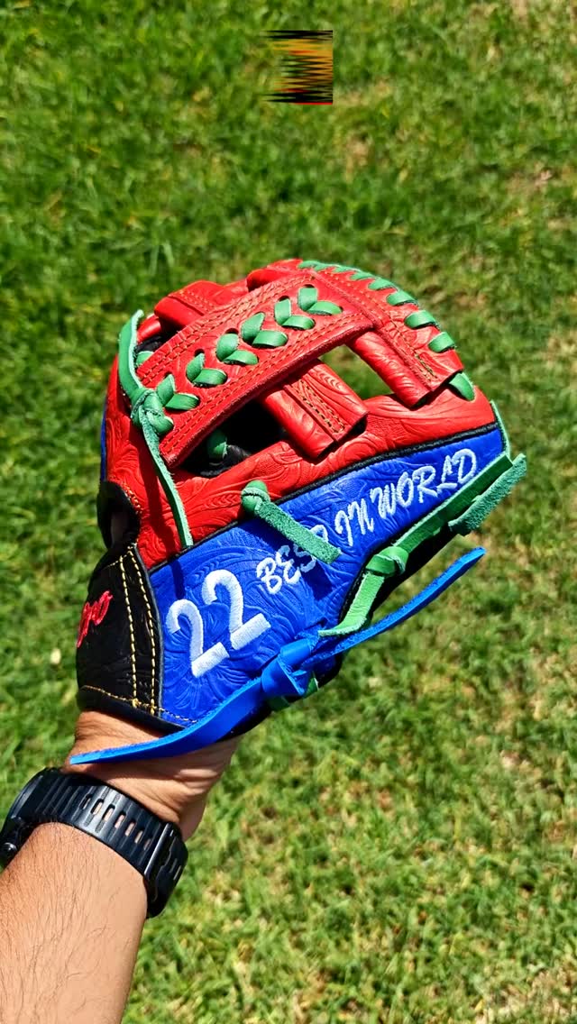 Custom colors, custom confidence. Own the diamond with the best in the world. 🌎🔥#deorosports #customgloves #baseball #softball #fyp