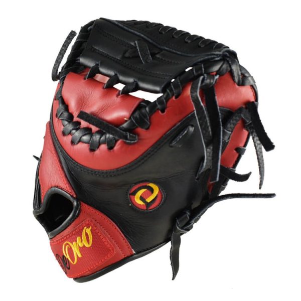 33.50" Baseball Catcher Open Back Black-Red Glove