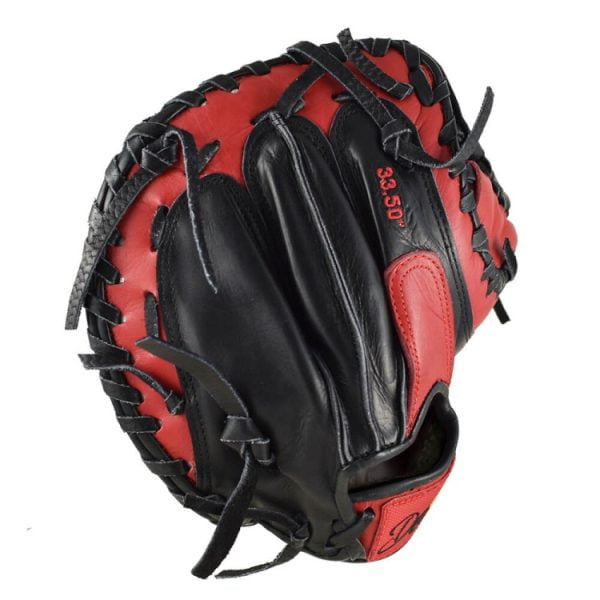 33.50" Baseball Catcher Open Back Black-Red Glove