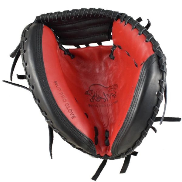 33.50" Baseball Catcher Open Back Black-Red Glove