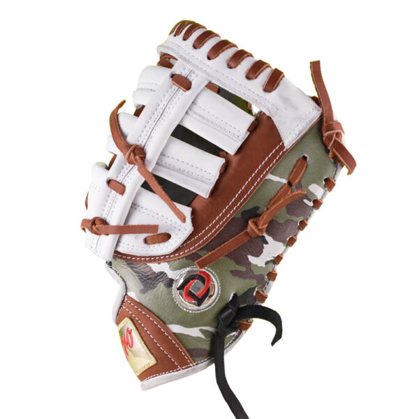 12.50" Baseball First Base White-Green Camo Glove