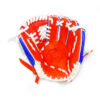 11.25" Baseball Royal Infield Modified Trapeze II Web Red-Blue Floral Glove - Image 3