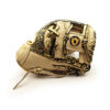 11.50" Double Welting I Web Floral Black-Gold, Tan Glove