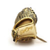 11.50" Double Welting I Web Floral Black-Gold, Tan Glove - Image 3