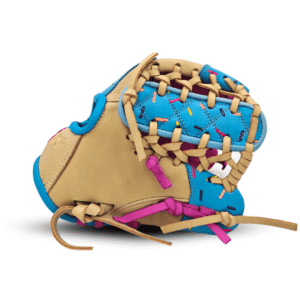 10.50" Ice Cream Trapeze Net Web Bone Blue-Pink Glove