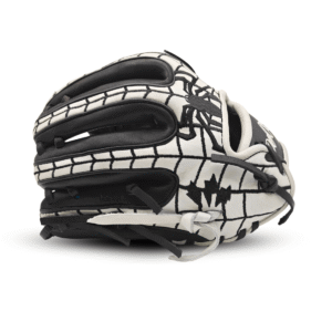 12" Spider Basket Web Black White Glove