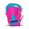 12" Ice Cream Triple X Pink-Blue Croc Web Glove