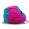 12" Ice Cream Triple X Pink-Blue Croc Web Glove