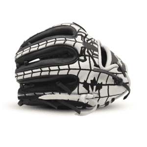 12" Spider Basket Web Black White Glove
