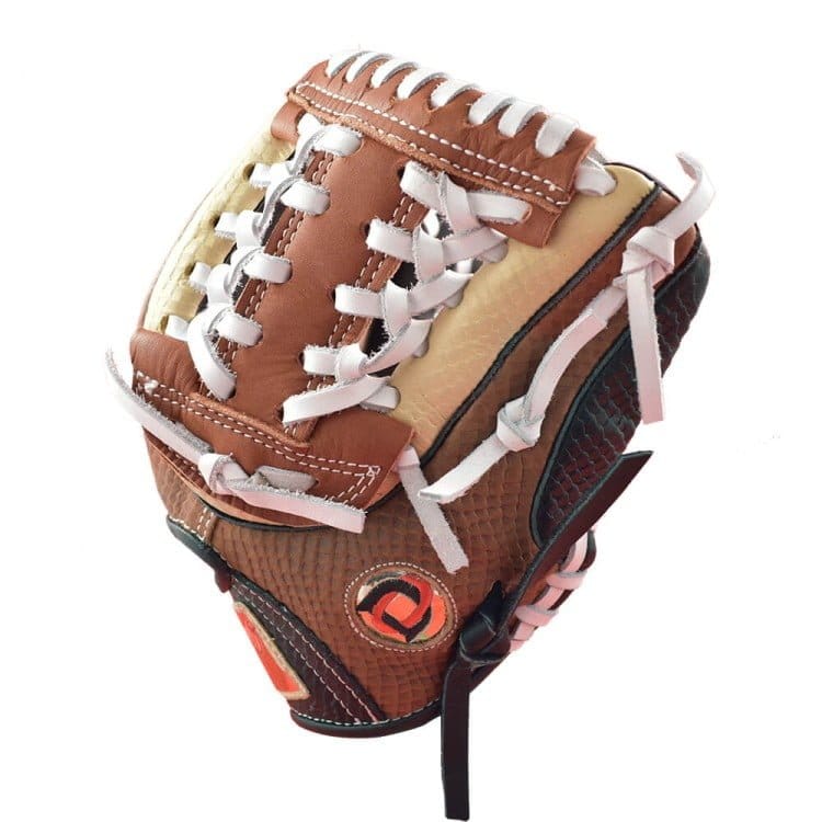 11.50" Baseball Youth Royal Modified Trapeze II Infield Glove Snake Tobacco-Bone Glove - Image 3