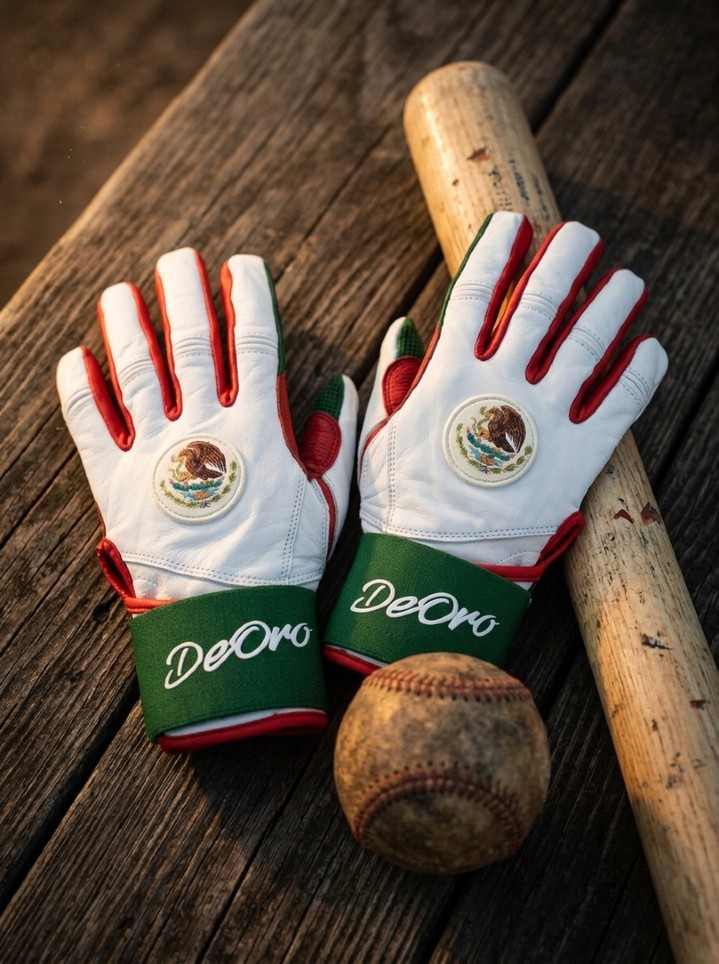 Bring your roots to the batter's box. 🇲🇽 Step to the plate with ultimate pride and the premium grip you need to drive the ball.DeOro Sports
Custom yours now at deorosports.com#deorosports #customgloves #baseball #softball #fyp