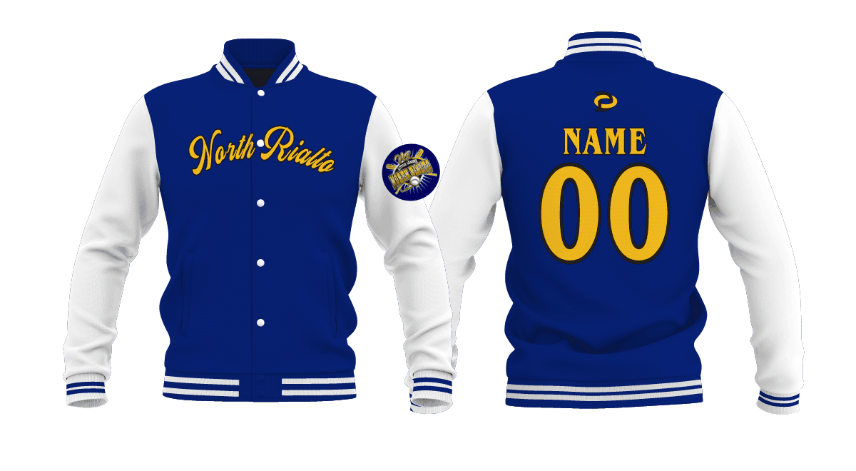 Custom Embroidered Letterman Jacket - Image 3