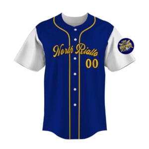 Custom Full Button Baseball Jersey