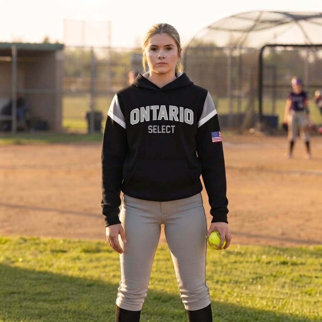 Ontario Fastpitch Custom Sublimated Hoodie - Image 4