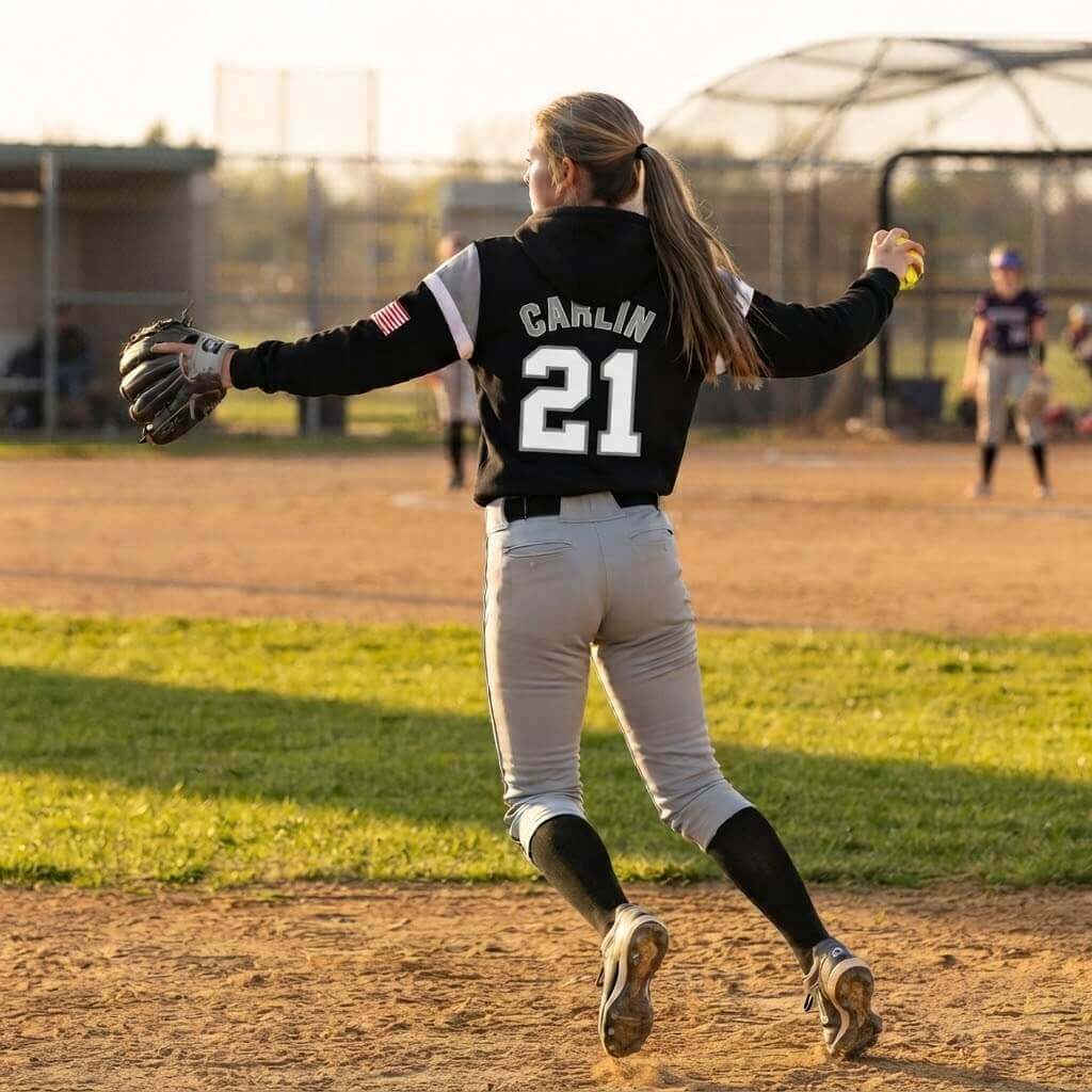 Ontario Fastpitch Custom Sublimated Hoodie - Image 3