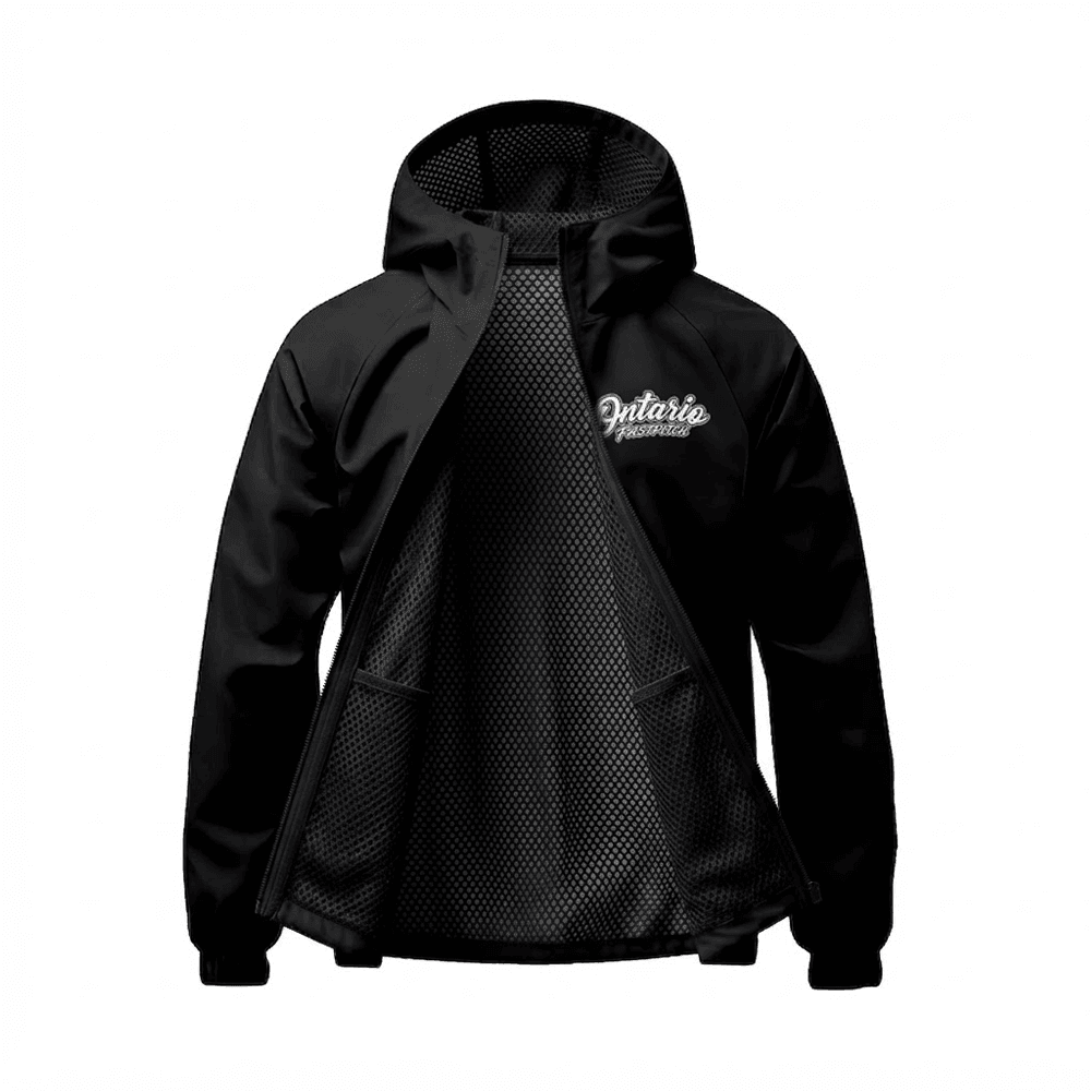 Ontario Fastpitch Double-Layer Performance Windbreaker | Black - Image 3
